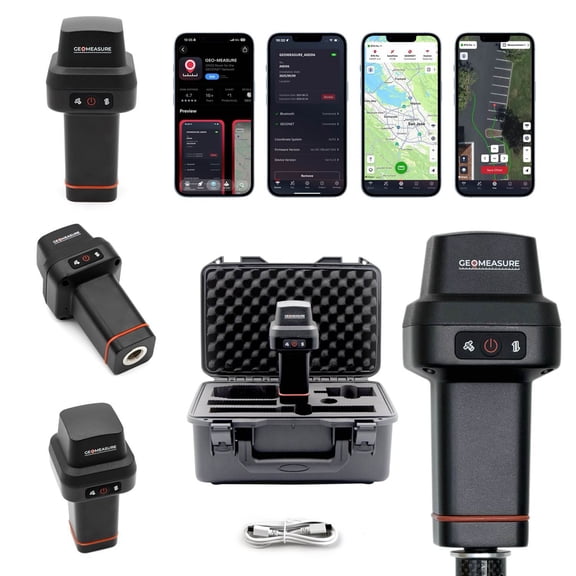 Handheld Multi-Frequency RTK Receiver – 1040 Channels for Surveying, Construction Layout, and GNSS Mapping FCC Certified