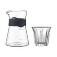 thumbnail image 1 of Tnarru Pour over Coffee Maker Heat Resistant Coffee Carafe Reusable Elegant Portable Teapot Coffee Dripper Pot Coffee Dripper Brewer pot with 1 cup, 1 of 8