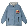 thumbnail image 5 of Hicidod Boys Girls Winter Jackets Hooded Long Sleeved Zipper Warm Down Coats Solid Color Thicked Waterproof Fashion Outerwear, 5 of 6