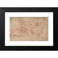 thumbnail image 2 of Carlo Cignani 18x13 Black Modern Framed Museum Art Print Titled - Five Putti Playing with a Goat (Bacchanalia) (ca. 1690-95), 2 of 5