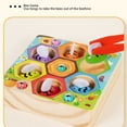 thumbnail image 3 of Juguete Del Juego De La Abeja Del Clip, Juego De Correspondencias Seguro De La Colmena De La Coordinación De Los Ojos De La Mano Para El Bebé Del Niño, 3 of 7