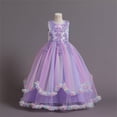 thumbnail image 5 of Ruyang Toddler Bunny Dress Girls's Dress Mid Length Dress Summer Girl Wedding Dress Embroidered Mesh Tutu Skirt Performance, 5 of 5