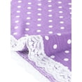 thumbnail image 5 of Women's Plus Size Nightgown PolDots Short Sleeve Sleepwear Nightgowns Purple 2X, 5 of 5