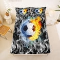 thumbnail image 5 of Erosebridal Kids Football Soccer Full Size Sheets,Boys Ball Sport Theme Bed Sheets 4 Pieces, 5 of 6