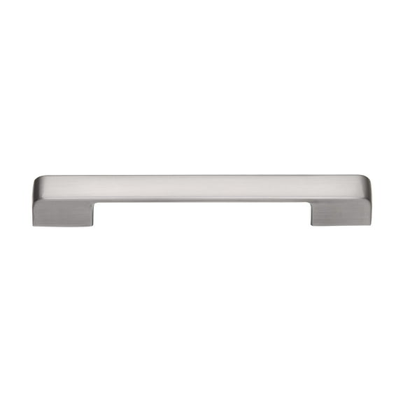 Utopia Alley 5pcs Marino Pull Handle - Decorative Cabinet Drop Pull Handles- Vintage Cabinet Hardware with Hand Finished Brushed Nickel - Metal Drawer Pull Handle, 5.0" Center to Center
