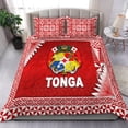 thumbnail image 1 of Escudo de Armas de Tonga Juego de Cama Versión Simplificada Rojo Lt8, 1 of 5