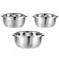 thumbnail image 6 of WHAMVOX  3 Pcs Sink Drain Basket Kitchen Stainless Steel Vegetable Drainer Fruit and, 6 of 8