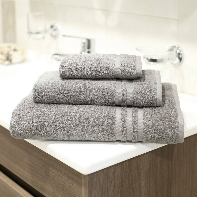 Linum Home Textiles Denzi Bath Towels - Set of 4 - Grey