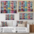 thumbnail image 4 of Designart "Colorful Patterns in the Cityscape II" Architecture Floater Framed Canvas Print, 4 of 7
