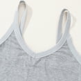 thumbnail image 6 of Felirenzacia Women's Ribbed Knitted Tank Top, Long Cami Top with Spaghetti Strap,Gray,S, 6 of 9