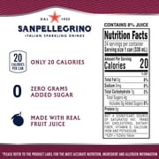 SanPellegrino Soda Italiana Sparkling Orange and Pomegranate, Low Calorie Zero Added Sugar, 24 Pack Cans