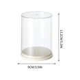 thumbnail image 3 of Collectible Figure Display Case, Action Figure Organiser with Rotating Base, 360° View, Clear Transparent Cover, Multifunctional Showcase for Dolls, Anime Characters, Collectible Actions, 3 of 5
