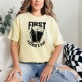 thumbnail image 2 of First Fathers Day Gift Idea, Butter Comfort Colors T-Shirt, 2XL, 2 of 3