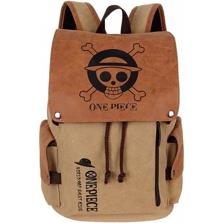 Rinder Anime Backpack Luffy School Bag Laptop Bag Backpack ,12.2x5.1x16.9