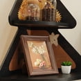 thumbnail image 4 of Armoire d'Angle pour Salon, Armoire d'Angle Rétro, Armoire de Rangement pour Crevasses du Sol au Plafond, Tablette, 4 of 11