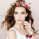 thumbnail image 5 of Corona de Flores Diadema con Corona de Flores, Accesorios para el Cabello de Novia de Rosas con Juego de Pulseras, Diadema de Flores GuKKK, cinturón Ajustable, Diademas para el Cabello, Guirnalda, 5 of 7