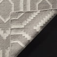 thumbnail image 4 of Safavieh Dhurries Bianca Geometric Area Rug, Gray/Ivory, 4' x 6', 4 of 8