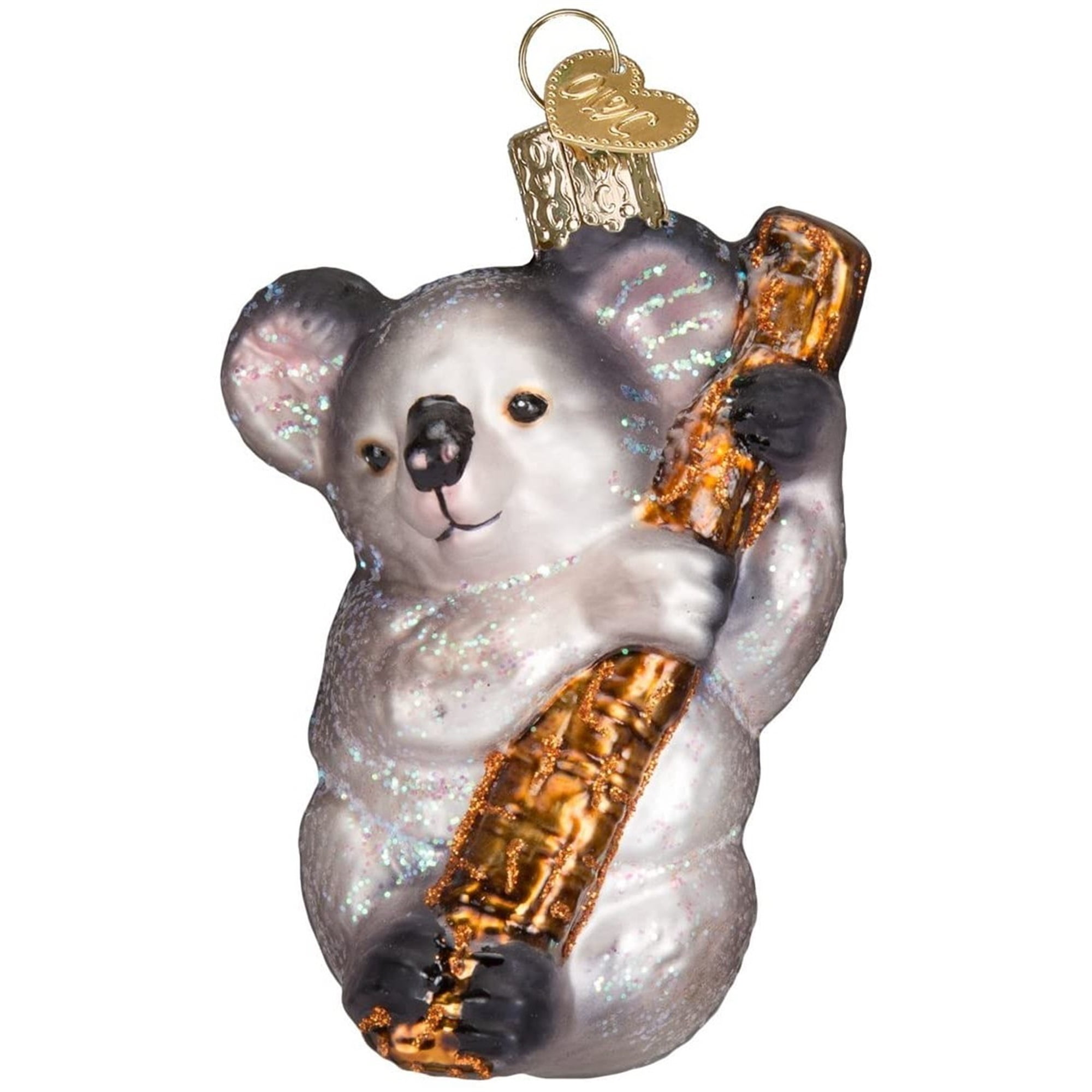 Koala Bear Family of 3 HANDMADE POLYMER CLAY Personalized Christmas Ornament Limited Edition