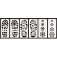 thumbnail image 1 of Empreintes de Noël Modèle Creux Père Noël Chaussure Pièce Série de Noël Règle, 1 of 1