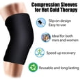 thumbnail image 3 of Ambifirner Elbow Ice Pack Sleeve Reusable Gel Pack for Injury Cold Wrap for Knee Calf Elbow Pain Relief, 3 of 9