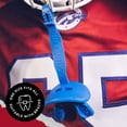 thumbnail image 4 of SAFEJAWZ Football Mouth Guard, Sports Lip Guard with Connected Strap, Adult and Youth Mouthpiece, One Size Blue, 4 of 6