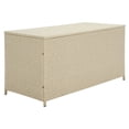 thumbnail image 4 of SAFAVIEH Oliveira Outdoor Patio Cushion Box, Beige/White, 4 of 14