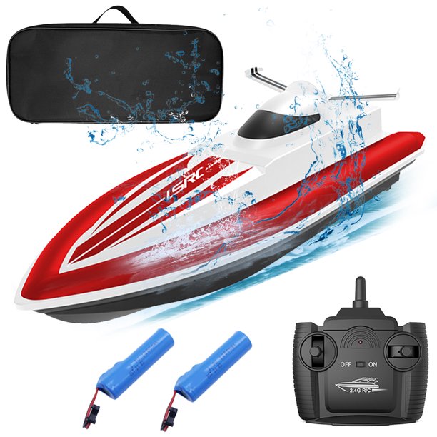 LSRC Remote Control Boat, 2.4Ghz High Speed RC Boats with Rechargeable