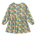 thumbnail image 2 of Kids Baby Teen Girls Long Sleeved Floral Print Princess Dress Dress Clothes Girls For Dresses Sundresses For Girl, 2 of 4