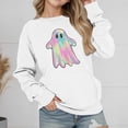 thumbnail image 2 of Oversized Girls Hoodie, Casual Long Sleeve Pullover Sweatshirt with Pocket, Drop Shoulder Loose Fit Top for Girls, Solid Color Fall Winter Clothing, 2 of 4