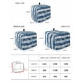thumbnail image 2 of Navy Blue Coastal Beach Small Toaster Cover 2 Slice, Kitchen Appliance Covers, Nautical Starfish Coral Vintage Wooden Toaster Oven Cover with Loop, Bread Machine Cover Polyester Dust Cover Protection, 2 of 4