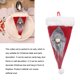 thumbnail image 3 of Bolsa de tenedor de vajilla temática navideña Tenedor Cuchara Bolsa de almacenamiento de tela no tejida Decoración de mesa, Rojo 6 piezas Monstrate HA000295-03B, 3 of 7