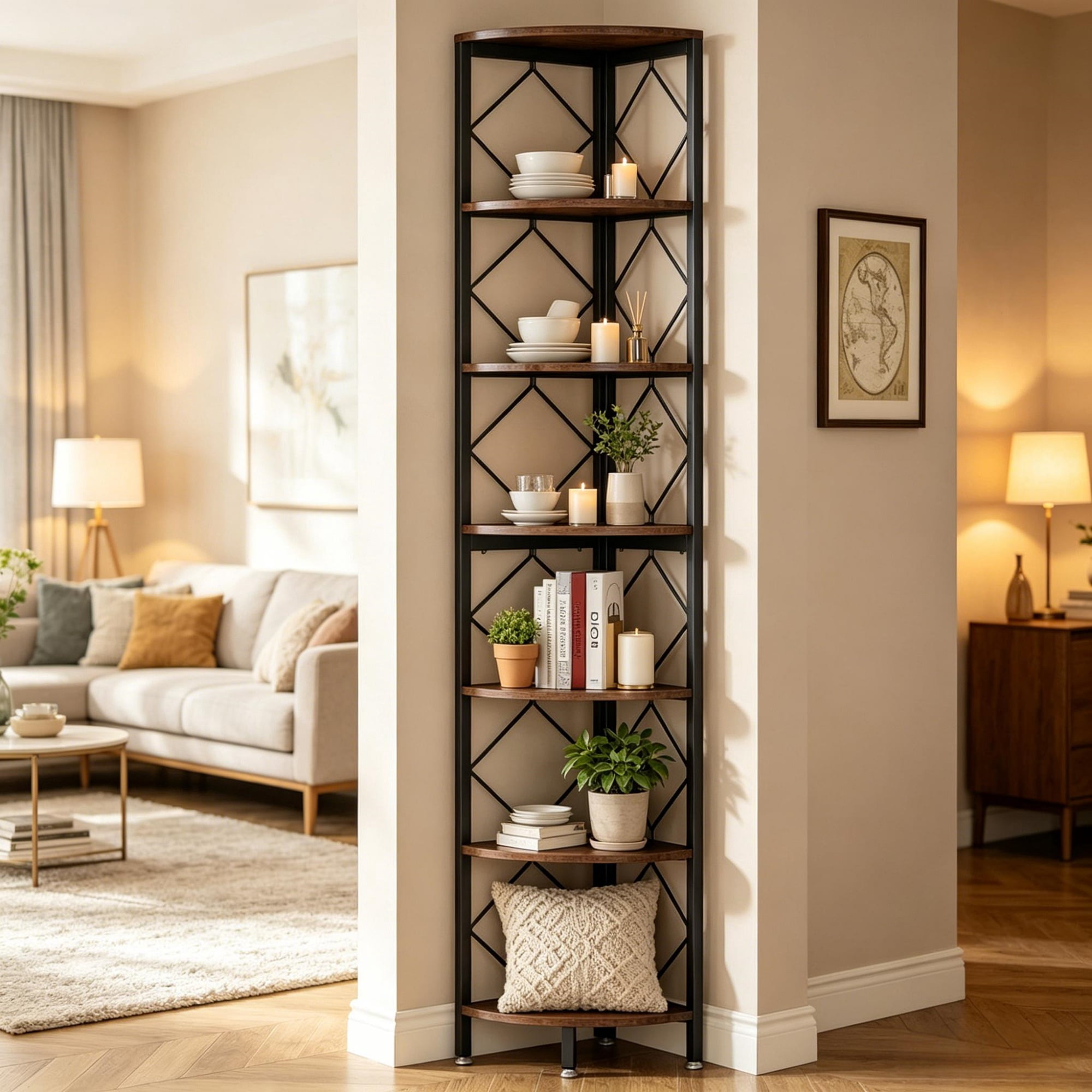 Bookshelf Corner Shelf