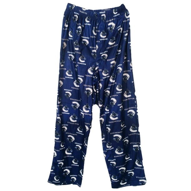 Vancouver Canucks NHL Pantalons de Nuit en Flanelle pour Jeunes - NHL Team Apparel