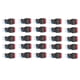 thumbnail image 5 of Interruptor de botón JAAS 25 Piezas Autobloqueo momentáneo 5 pines 16 mm con luz 24 V kit Para equipos color rojo, 5 of 5