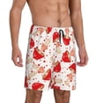 thumbnail image 2 of Wukai Cute Mushroom Men’s Short Pajama Pants With Pockets Soft Sleep Pj Shorts for Men-Medium, 2 of 6