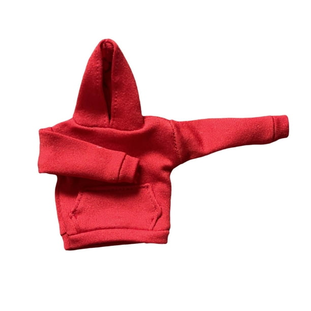 1/12 scale Doll Action Figure Clothes Hoodie Red 