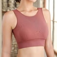 thumbnail image 2 of Women's Sports Bra, Breathable Mesh Full Cup Top Vest for Women Fitness Yoga Running Bras, 2 of 6