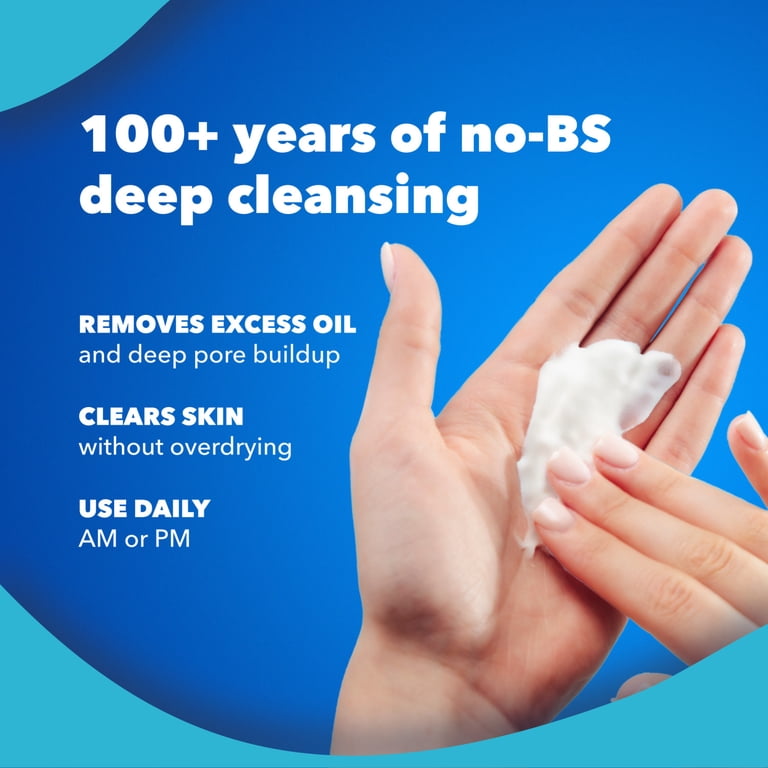 2 pack) Noxzema Ultimate Clear Face Wash, Daily Deep Pore Cleanser