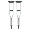 Underarm Youth Crutch, Youth Crutches, 350 lb. Capacity, Adjustable User Height 4'6" to 5'2", Aluminum