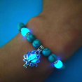 thumbnail image 2 of Pulsera de piedra natural Yoga Curación Luminoso Resplandor en la oscuridad Pulsera Lotus Charm Beads Pulsera para hombres Mujeres Oración Budismo Tan Jianjun unisex, 2 of 2