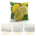 thumbnail image 4 of Chilfamy Yellow Lemon Print Throw Pillow Covers Decorative Pillow Cover Square Cushion Cases Soft Cushion Cover Throw Sofa Pillow Case for Home Decor Living Room Bed Couch Car, 4 of 5