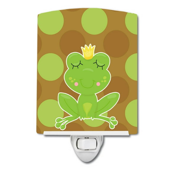Caroline's Treasures BB8991CNL Frog Prince #4 Ceramic Night Light, 6x4x3", multicolor