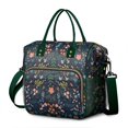 thumbnail image 1 of Sac à Lunch Isolé Imprimé Floral Abstrait, Grande Boîte à Lunch Réutilisable, Sac à Lunch Adulte à Double Compartiment, Sac à Lunch Étanche, Sac Isotherme Pliable, 1 of 4