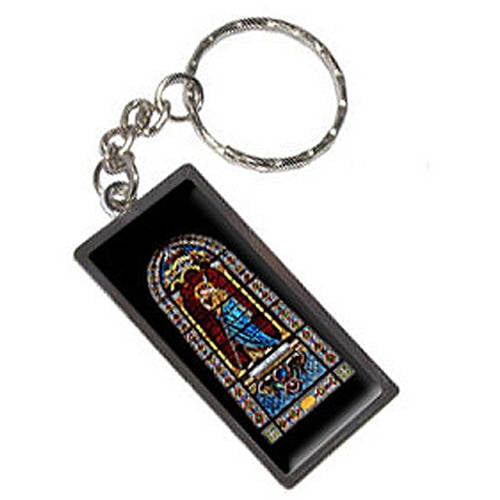 Stained Glass Window Church Religious Keychain Key Chain Ring Walmart