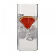Square Glass Cups Tumbler Highball Drinking Glasses for Water Wine Beer Cocktails Juice Iced Tea Coffee Mixed Drinks Kitchen Party Home Everyday Use Clear Glassware