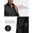 thumbnail image 3 of Xidunhg Men's Quarter Zip Pullover Long Sleeve, Moisture Wicking Quick Dry Athletic Shirt for Running Golf Gym Workout Casual, 3 of 12