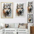 thumbnail image 4 of Designart "Portrait Of The Curious Wolf" Animals Wolf Wall Art Prints, 4 of 7