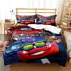 thumbnail image 1 of Juego de ropa de cama de dibujos animados para niños, figuras de Anime Mcqueen de Disney, funda nórdica doble, juegos de edredón, Sábana, colchas para bebés y niñas, 1 of 4