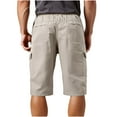 thumbnail image 3 of Big & Tall Cargo Shorts for Men with Pockets L-5X Plus Size Relaxed Straight Leg Drawstring Elastic Waist Casual Solid Work Bermuda Short, 3 of 7