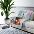 thumbnail image 3 of Happy Birthday Cute Puppy Rhodesian Ridgeback with Cake Gifts Party Hat Cozy Sherpa Blanket Ridgebacks Dog Lover Gifts Warm Soft Throw Blanket - 00029, 3 of 5